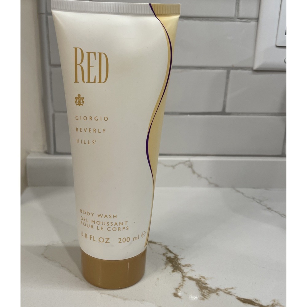 Red By Giorgio Beverly Hills Body Wash Soap Perfumed Scented 6.8 fl oz/200 ml
